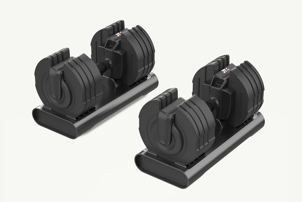 JTX 22.5kg Adjustable Dumbbells on White Background