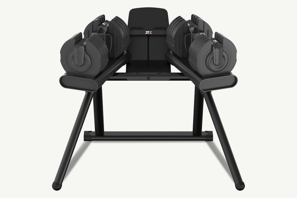 JTX Adjustable Dumbbell Stand With 22.5kg Adjustable Dumbbells