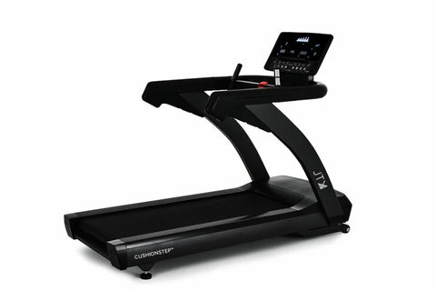 Black JTX Club Pro treadmill on a white background.