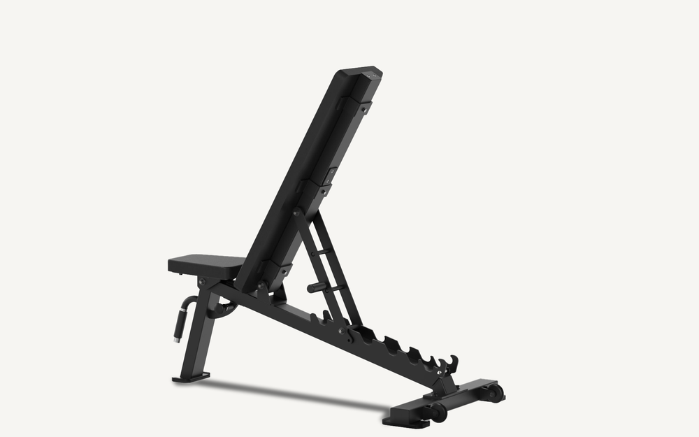 JTX FID Weight Bench backrest positions on a white background
