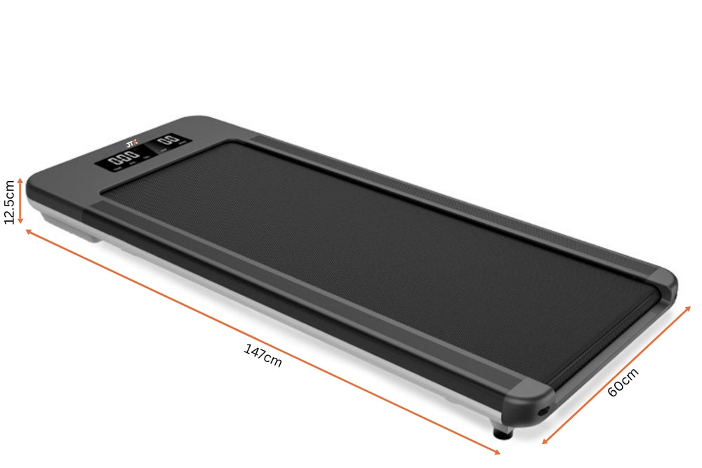 Black JTX MoveLight walking pad on a white background.