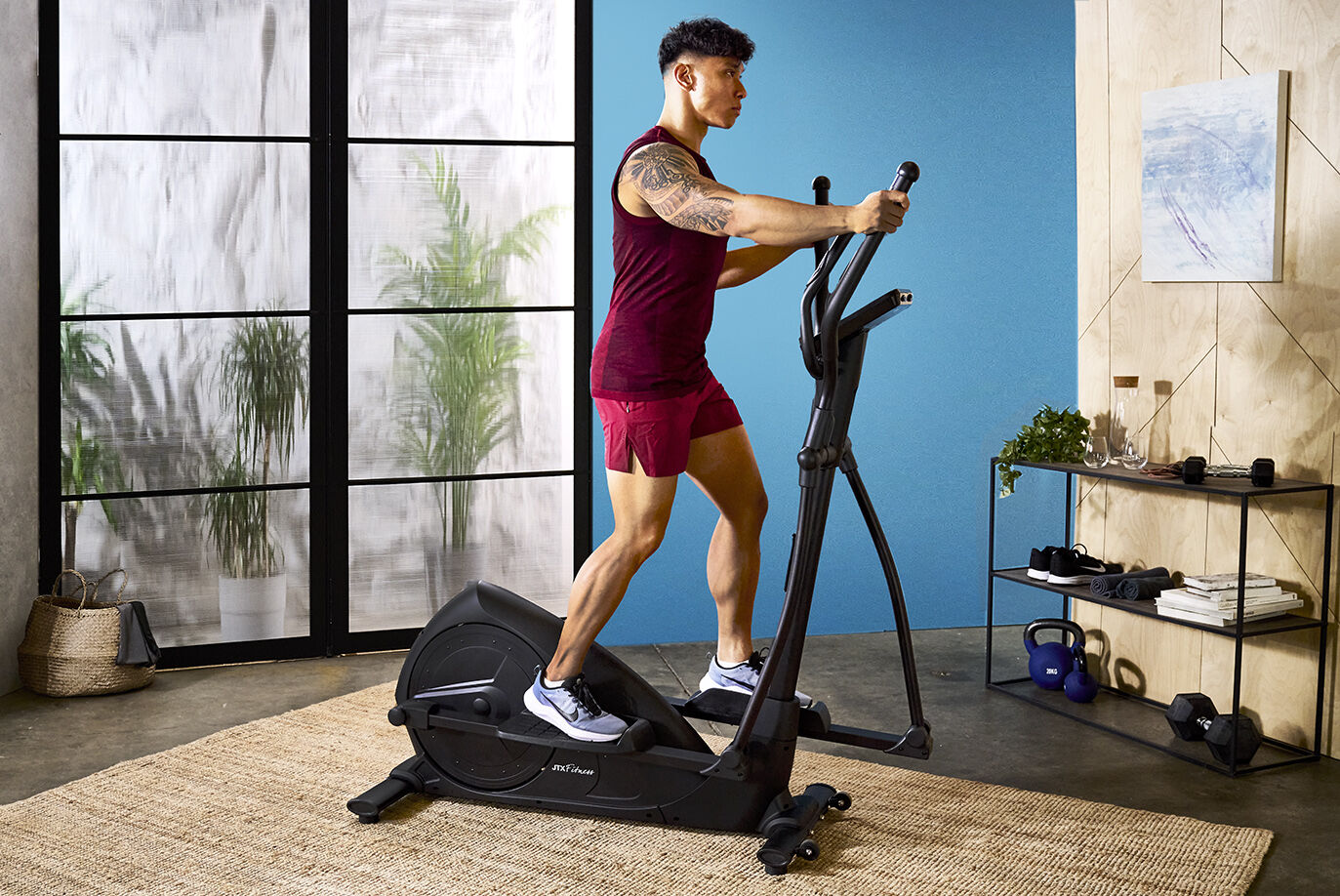 JTX Strider-X8 Smart Compact Cross Trainer With Bluetooth Training Console