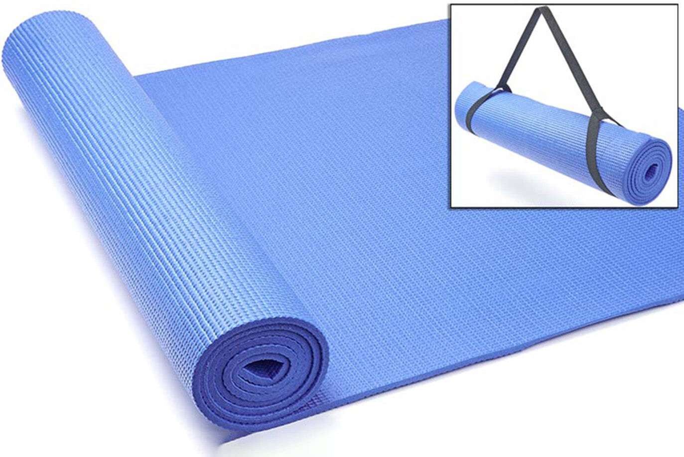 JTX Fitness Yoga Mat with Carry Strap
