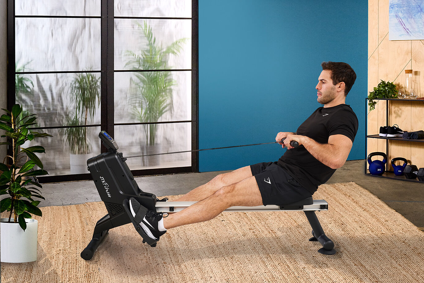 Small Compact Space Saving Rowing Machine 