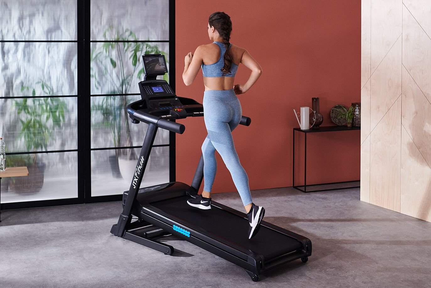 Walk, Jog or Run on This Stylish Treadmill