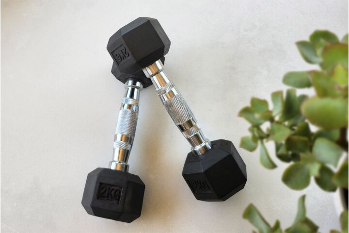 JTX Fitness Dumbbells 2kg- Hex Dumbbells