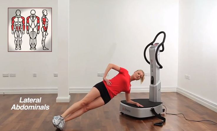 Lateral Abdominals Exercise | Vibration Plate Abs