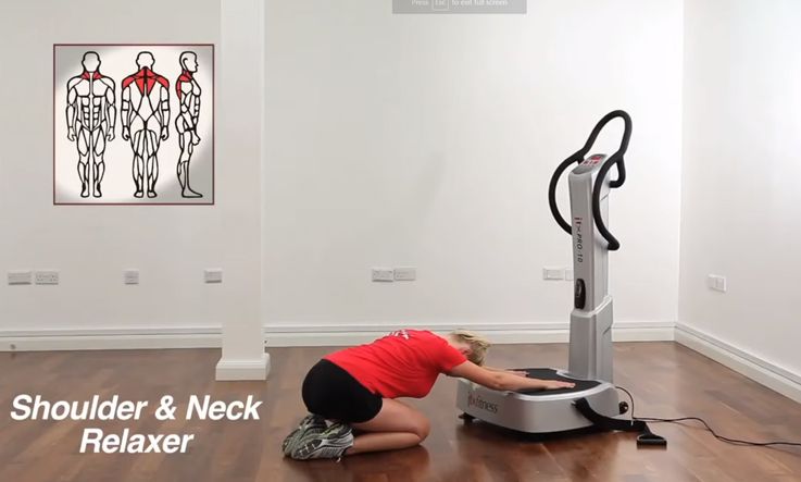 Relax Shoulder + Neck Muscles | Vibration Plate Massage