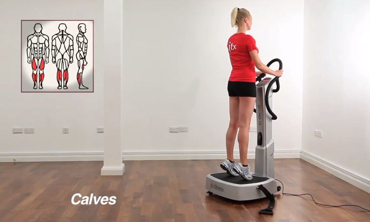 Tone Up Calves On A Vibration Plate | Step-By-Step Video