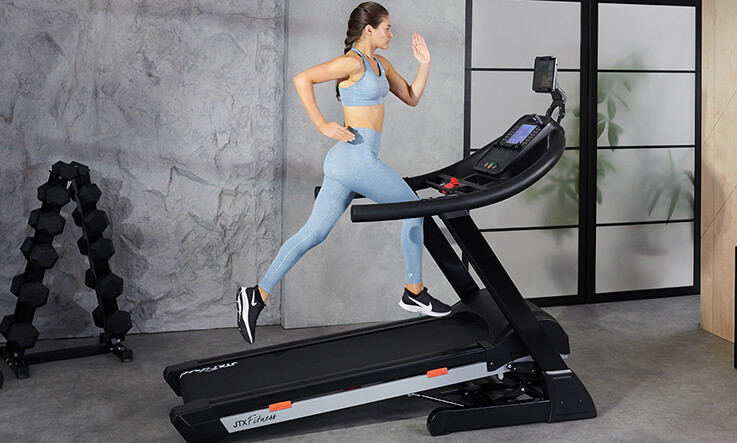 Spint/rest on a treadmill