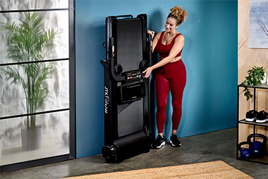 Compact Flat Fold Treadmill From JTX Fitness